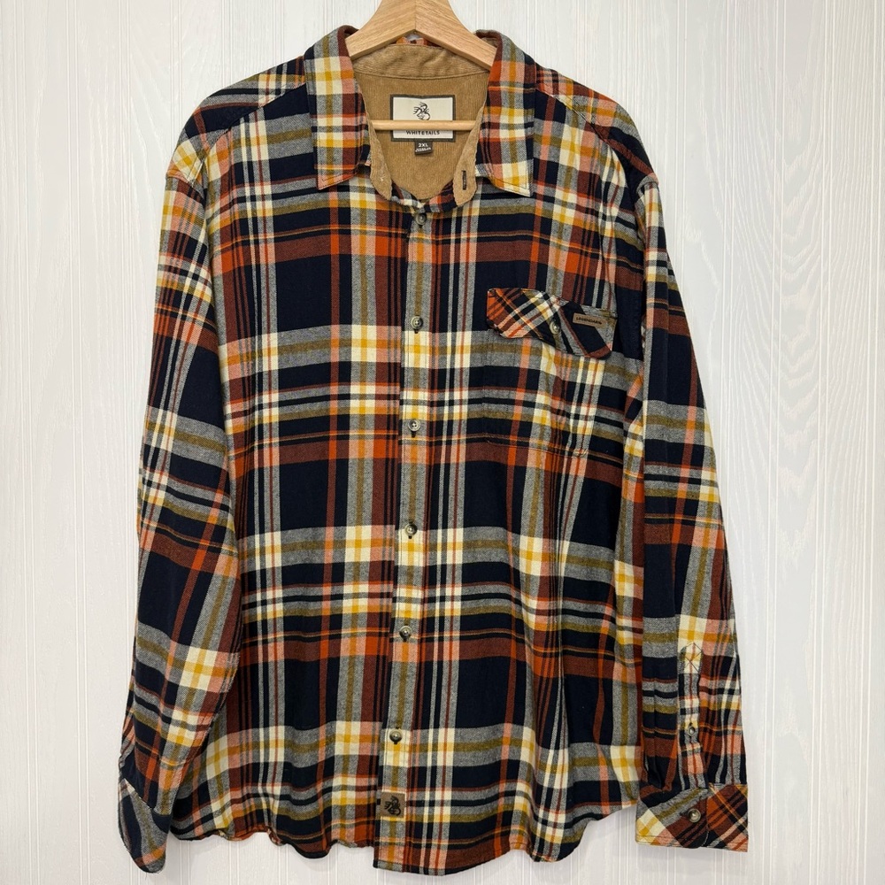 Legendary Whitetails plaid flannel shirt size 2X